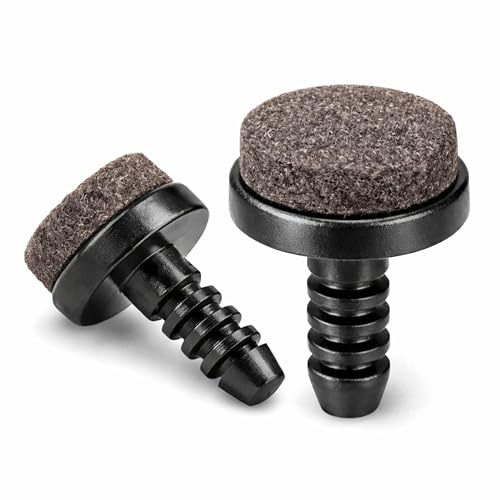 Ajile® Filzgleiter für Stühle 16 Stück Stuhlbeinkappen Möbelgleiter Schutz vor Kratzern & Lärm – Stuhlbeinschoner für Tische, Sofas, Möbel – Ø 6mm Innen, Ø 14mm Basis – Für alle Möbelfüße geeignet