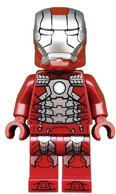 LEGO Super Heroes Iron Man Type 5 Armour Minifigure (Tony Stark Head) split from 76125 (Bagged)