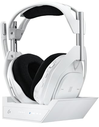 Logitech G Astro A50 X LIGHTSPEED kabelloses Gaming-Headset + Basisstation, PRO-G GRAPHENE, PLAYSYNC für Xbox Series X|S + PS5 + PC/Mac, Bluetooth, HDMI 2.1 Passthru - Weiß