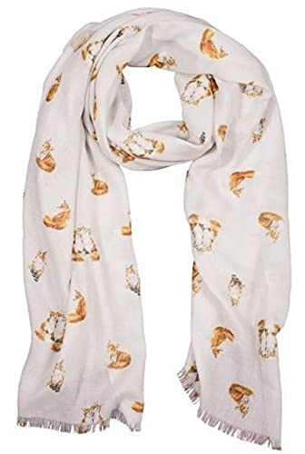 Wrendale Designs di Hannah Dale, Sciarpa, 70 x 190 cm, 70cm x 190cm