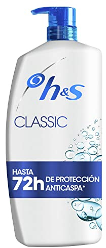 H&S Champú Anticaspa Classic, Hasta Un 100% De Protección Contra La Caspa, 1000 ml, Old Version