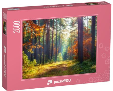 puzzleYOU: Puzzle 2000 Teile „Herbstliche Naturlandschaft“ – aus der Puzzle-Kollektion Flora, Natur, Pflanzen, Blumen & Pflanzen, Himmel & Jahreszeiten