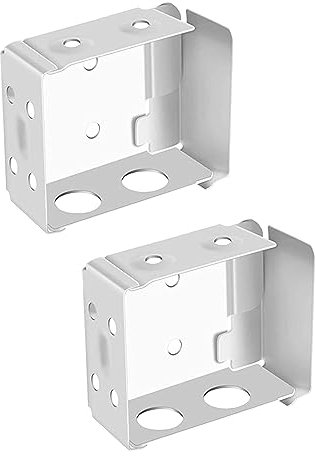 sjjjs Anschlüsse für Jalousien, Halterungen für Jalousien/Holz, 50 mm (weiß)