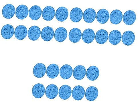 Ipetboom 30 Stk Reinigungsschwamm Runder Make-up-schwamm Make-up-puffs Puste Machen Schwämme Zum Reinigen Gusseiserner Wäscher Junggesellin Gesicht Trockener Hauch