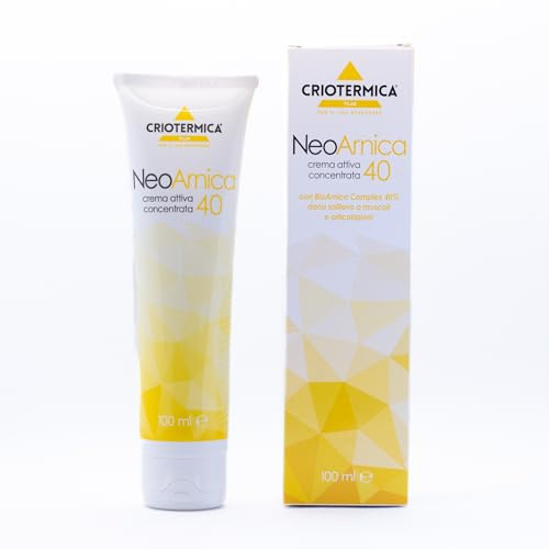 NeoArnica40 - crema all'Arnica ad alta concentrazione di sostanze antinfiammatorie, con Succo di Aloe Vera