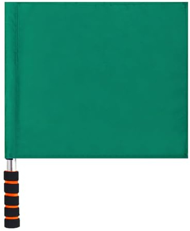 Psdndeww Drapeaux d'arbitre de sport Entraînement avec éponges Lignes Juge pour football, volley-ball, basket-ball Drapeaux d'entraînement avec éponges