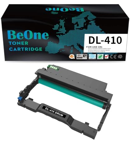 BeOne 1x DL-410 DL410 DL 410 Unità Tamburo Compatibile con Stampante P3010DW P3300DW P3300DN P3020D M6700DW M6808FDW M7108DW M7200FDW M7208FDW M7300FDW M7300FDW M7700 FDW M7308FDW (1 Nero)
