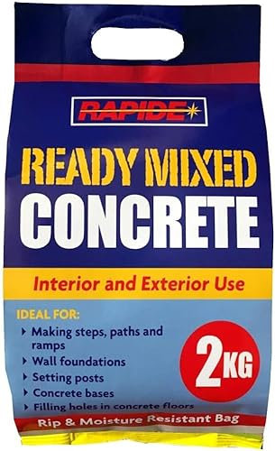 Hi-Performance Cement Ready Mixed Concrete Quick Set Mortar Bag 2kg (Ready Mixed Concrete, 2 Bags)
