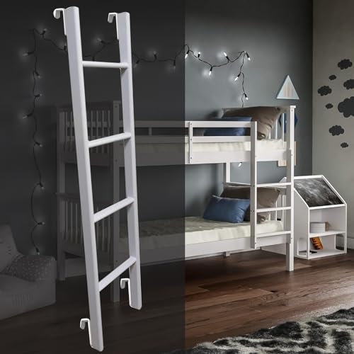 MKLSRWOING Échelle de lit superposé intérieure 3/4/5 marches Compatible avec Camping-Car avec Crochet Échelle de Remplacement de lit en métal Échelle de décoration Polyvalente Échelle de Mont
