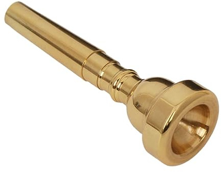 Toyvian 3c in Gold aus Kupfer mit Präzisem Klang und Leistung Trompetenmundstück für Tragbare Trompeten Zubehör