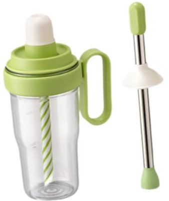 HGZLQKD Portable Shaking Cup, Drink Mixer Tumbler, 1000ml, Spillproof Mixer Cup Beverage Mixing Tool for Causal Gym Shopping Camping