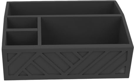 Organisateur de capsules de café pour comptoir en bois grande capacité Porte tasse en bois haute qualité pour décoration intérieure moderne (NOIR)