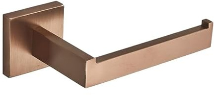 DUANSIYU Support Papier Toilette Porte-Rouleau de Papier Toilette carré en Acier Inoxydable, 1 pièce, Accessoire de Salle de Bain Support Papier Toilette(Brushed Rose Gold)