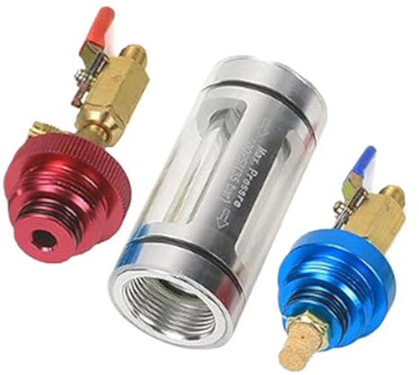 AC Oil Checker, Auto Klimaanlage Kältemittel Öl Checker Tester Tool Kit mit Regler für Verunreinigungen Filtration Tägliche Wartung
