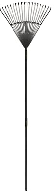 Yard Butler World’s Greatest Rake 18 Wide Leaf Rake, ILT-20 Garden Rake for Lawncare - Convenient Garden Cleaning Accessory - Lightweight Wooden Handle - Steel Tines - Easy to Maneuver