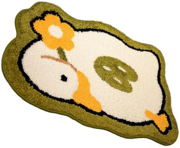 Zambuph Simpatico tappetino da bagno super assorbente, confortevole, fondo antiscivolo, facile da pulire, in nylon, simpatico tappetino in microfibra peluche, universale