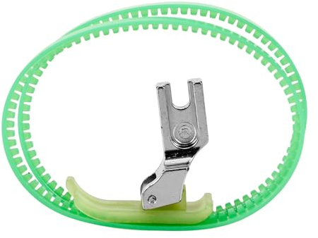 FOMIYES Dual Roller Sewing Feet Presser for Sewing Machine Wear-resistant Plastic Dual-side Roller Stitching Presser Compatible with Leather and Fabric
