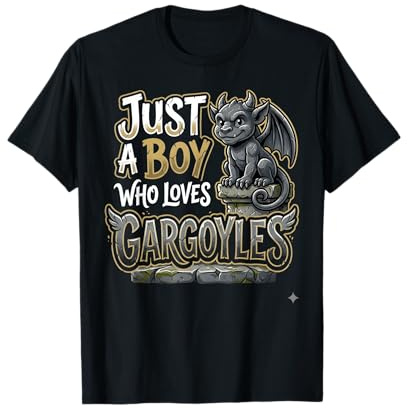 Just A Boy Who Loves Gargoyles T-Shirt