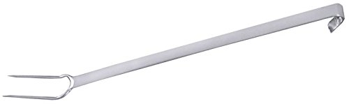 Kessel-/Fleischgabel, geschmiedet aus Chrom-Molybdän-Vanadium-Stahl, mit Hakengriff, schwere Qualität/Länge: 40, 50 oder 60 cm | ERK (A1 - Länge: 40 cm)