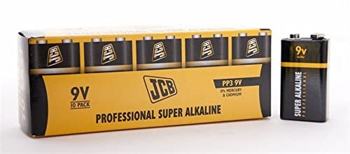 S5450 JCB 9V Industrial Batteries - Pack of 10