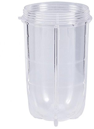 Blender Juicer Cup Replacement Parts for 250W Blender Juicer Mixer Spare Part with Handle Compatible 250w MB1001 Magic Bullet Mugs Cups Short and Cross Blade Professional