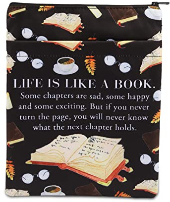 PLITI Buchliebhaber, Buchh¨¹lle, B¨¹cherwurm, Geschenk, Buch, Club, inspirierendes Zitat, Buchschutz, Literatur f¨¹r Leser (Life Like Book BSblU)