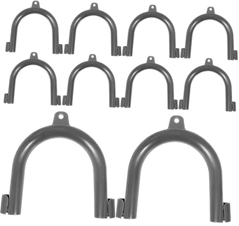 OSALADI 10pcs U-Shaped Card Hook for Washing Machine Drain Hose Flexible Material Easy Installation Locking Buckle Design