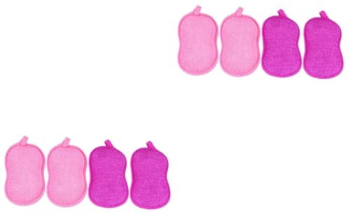 Healvian 8stücke Teiliges Badeschwämme Für Junge Mädchen Badeschwämme Erdnussform Sanfte Hautreinigung Für Junge Mädchen Und Kleinkinder Hautfreundliches Material Farbenfroh