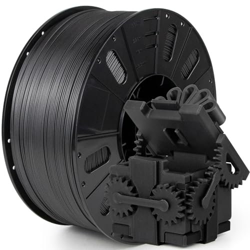 IEMAI Kohlefaser Polycarbonat Filament 3Kg, PC CF 3D Drucker Filament 1.75mm Mit 20% Carbon Fibre, Maßgenauigkeit +/- 0,02 mm