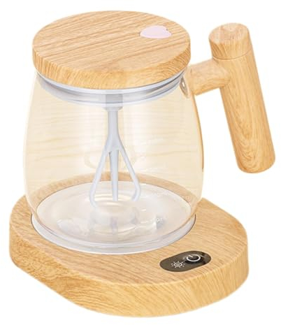 Sélf Stirring Coffee Mug - Automatic Mixing Cup, Glass Stirring Mug, Automatic Stirrer Coffee Mug | Electric High Speed Mixing Cup, Sélf Mixing Coffee Mug Rotating For Kitchen Cocoa Powder Protein