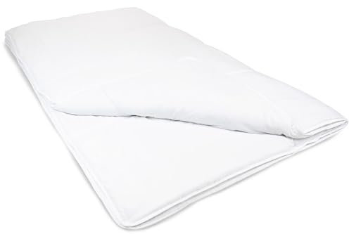 Trapunta Letto Singolo 4 Stagioni 135x200 cm Piumino Composto da 2 Trapunte Imbottite Leggere Coperta Piumone in Morbida Microfibra di Alta Qualità Traspirante Antibatterico Lavabile in Lavatrice