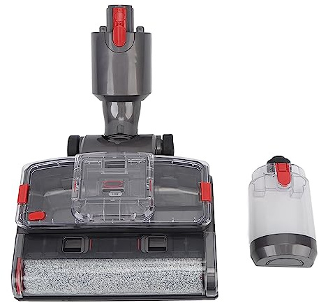Grcfumo cabezal de fregona eléctrica, accesorio de cabeza de fregona eléctrica, cabezal de trapeador de aspiradora, cabezal de trapeador transparente seco húmedo para V7 V8 V10 V11 V15