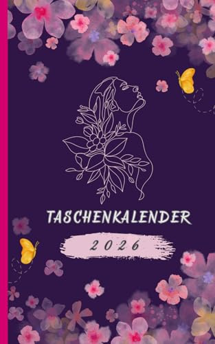 TaschenKalender 2026: Kompakter Motivationskalender mit Wochenübersicht für mutige Frauen – Leichter, tragbarer Planer mit Wochenlayouts