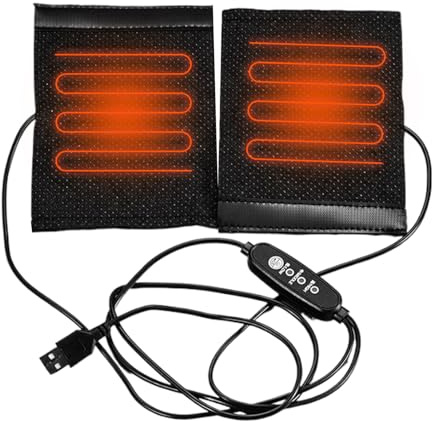 USB-Heizkissen Flexibler Stecker Elektrische Wärmequelle | Tragbares Heizkissen Für Bett, Büro, Camping, Knie, Füße, Rücken, Nacken und Schultern