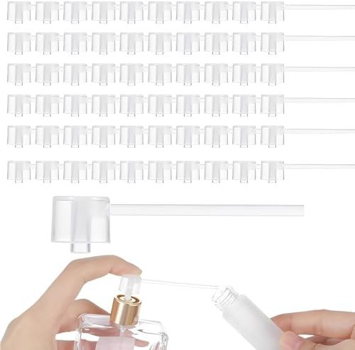 20 unidades de bomba dispensadora de perfume, bomba pulverizadora de perfume, embudo difusor de plástico, bombas de recarga para botellas pulverizadoras, perfume de viaje recargable