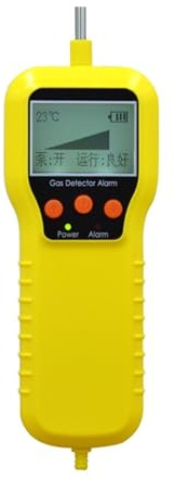 Rilevatore di gas, Rilevatore di gas digitale Pompa campionamento Ossigeno combustibile Monossido carbonio Idrogeno solforato Gas Aspirazione esterna per lavoro, casa(External pump with display)