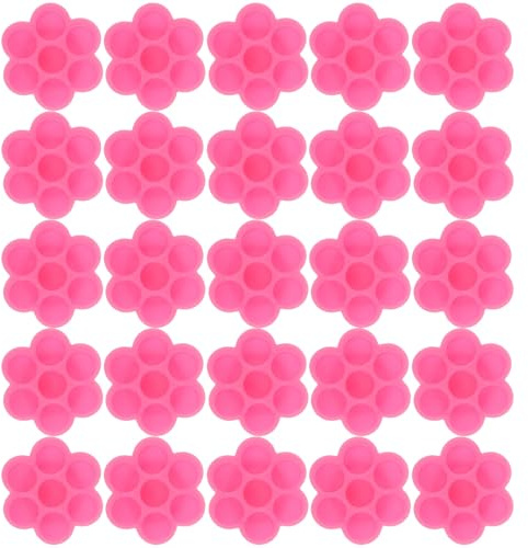 False Lash Glue Cup Pink Plastic 200pcs Reusable Adhesive Holder | False Lashes and Nail Art Colors, Convenient Salon Use, Suitable for Makeup New Starters