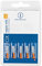 Curaprox Interdentalbürsten CPS 14Z regular, Refill, 5 Stück, orange, 1.5 mm Durchmesser, 5 mm Wirksamkeit, Nachfüllpackung ohne Halter