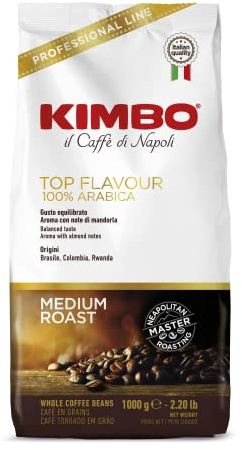 Kimbo Top Flavour, Bohnen - Espresso, 1 kg