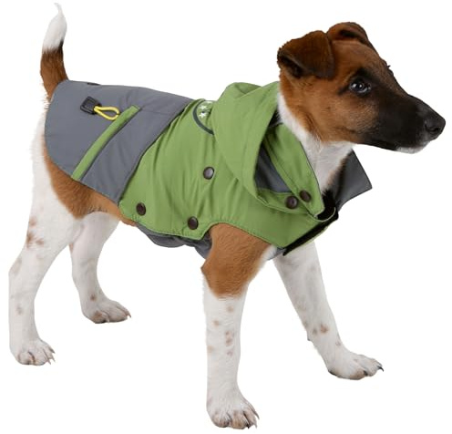 Kerbl Pet Outdoor Hundemantel Vancouver, grün/grau, 50 cm