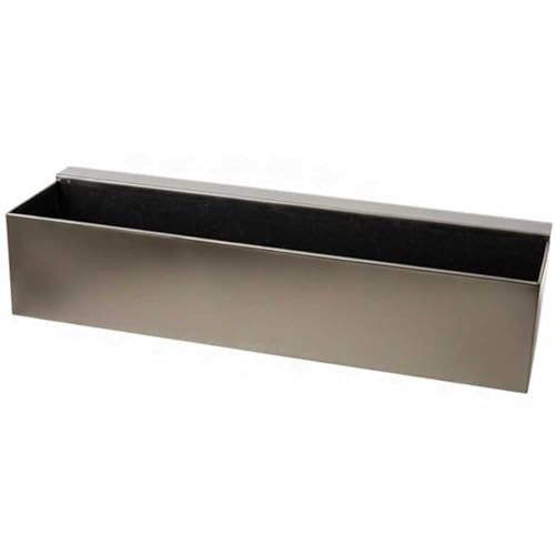 VIVANNO Blumenkasten V2A Edelstahl Binox - Balkonkasten Rostfrei 80 cm