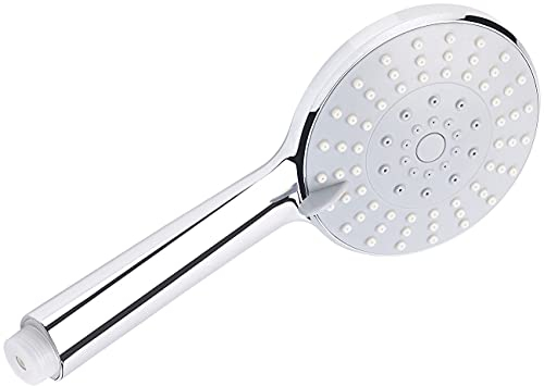 BadeStern Brausekopf: Multifunktions-XL-Duschkopf mit Rainshower-Funktion, 60 Antikalk-Düsen (Brausekopf Dusche, Duschkopf mit Massagestrahl