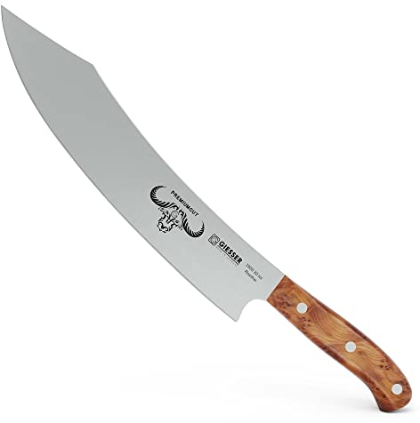 Giesser seit 1776 - Made in Germany - Kochmesser 30 cm Tree of Life, PremiumCut Barbecue No 1, Küchenmesser, Thuja, holzgriff, rostfrei, deutsches Grillmesser scharf
