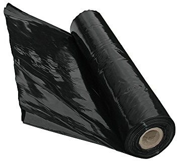 ELJQI - Plástico Invernadero 200M2 (50X4) 400Galgas - Negro