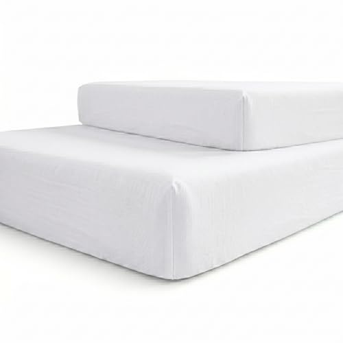 Lote 2 Bajeras 100% Algodón. Ajustables con Goma. (Blanco, 80x130)