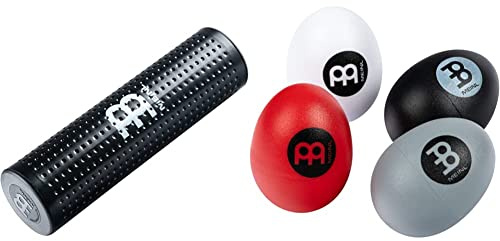 Meinl Percussion Meinl Sh12-L-Bk - Shaker, Grande + Esset - Huevo De Percusión, 4 Piezas