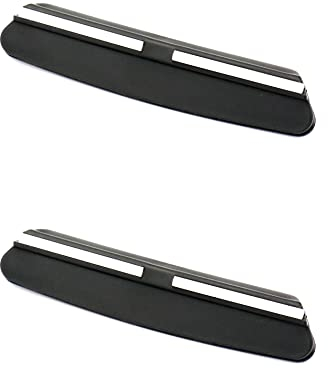 QWORK Knife Sharpener Angle Guide, 2 Packs Knife Guide Sharpening Stone for Grinding Knife Blade, Used in Kitchen, Restaurant