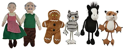 The Puppet Company - The Gingerbread Man Story Finger Puppet Set