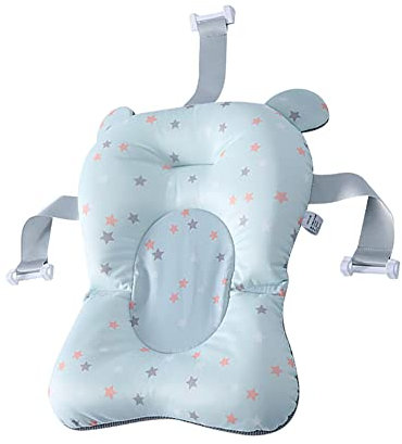 Baby Badekissen,Säuglings Neugeborene Badewannensitz Baby-Badewannenkissen Rutschfestes Weiches Schwimmende Badebadewanne Pad Duschsitz Wanneneinsatz Kopf Unterstützung Dusche Kissen für 0-12 Monate