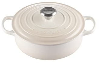 Le Creuset Rustidera de Hierro Fundido, 24 cm, 3.1 L, Merengue, 21179247164430